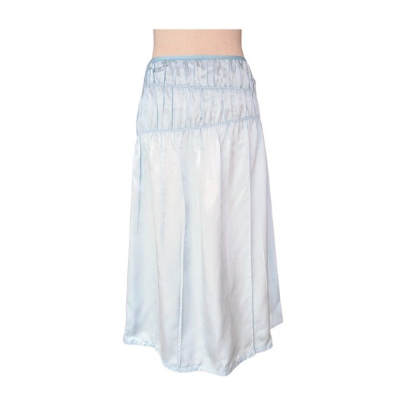 Helmut Lang Dresses & Skirts - HELMUT LANG Ruched Slip Skirt Lais Color‎ Viscose Midi Skirt Size 8